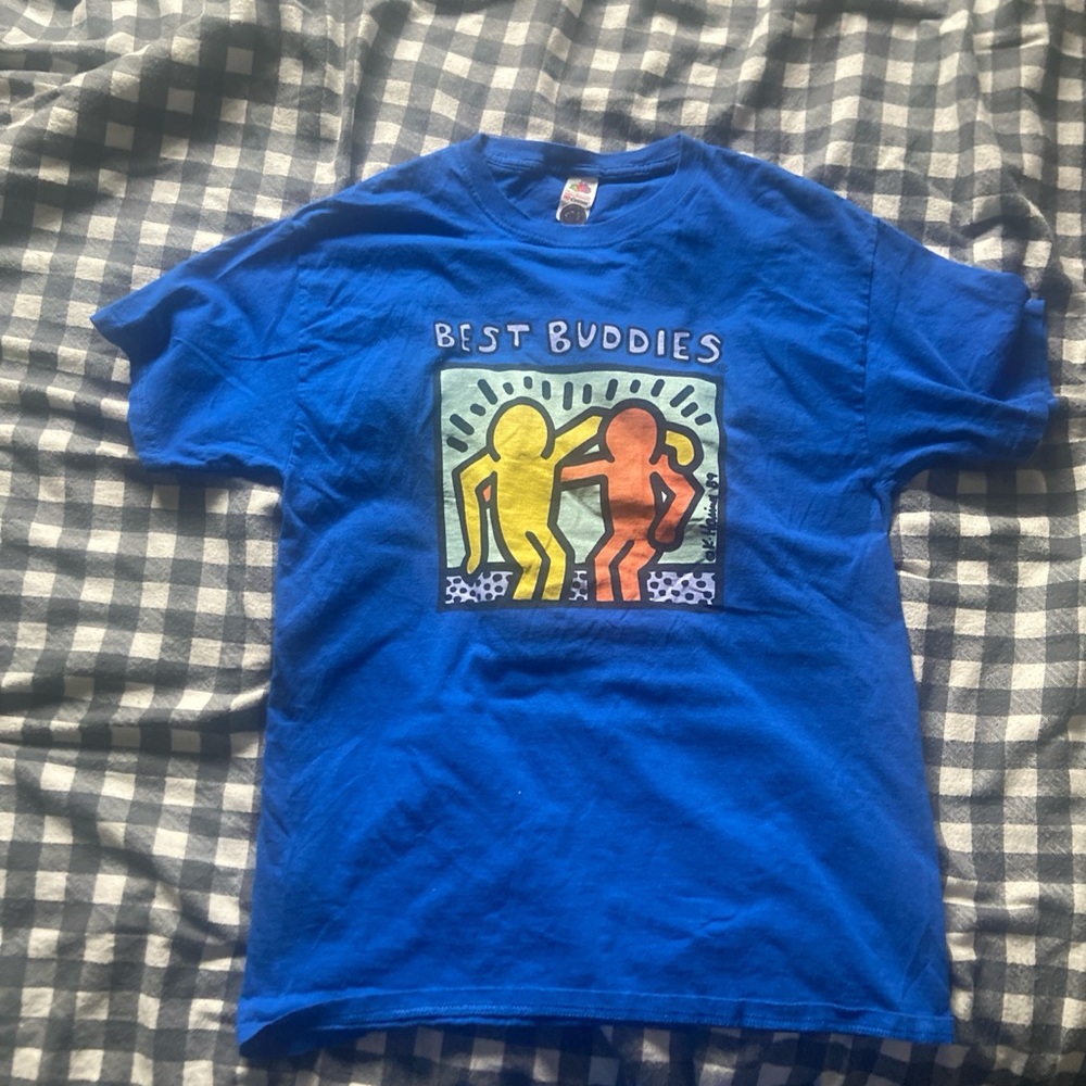 Vintage Keith haring best buddies t-shirt